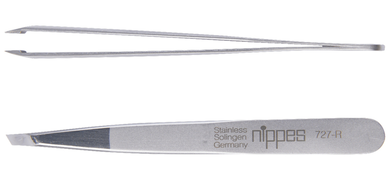 Pinzeta kosm. zkosená, matná, nerez 9,5 cm NIPPES Solingen
