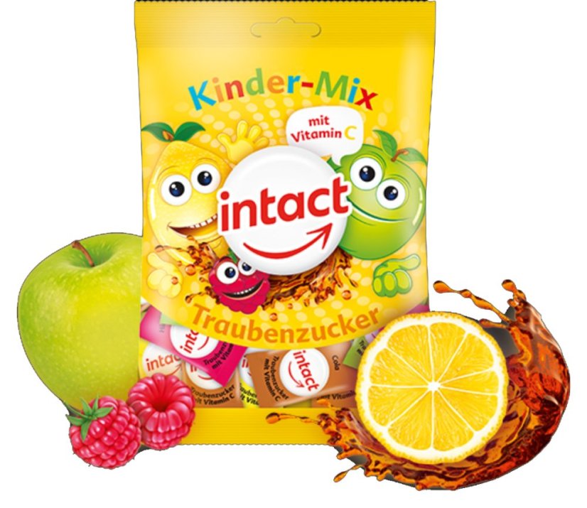 Intact hroznový cukr KINDERMIX 75 g Intact hroznový cukr KINDERMIX 75 g