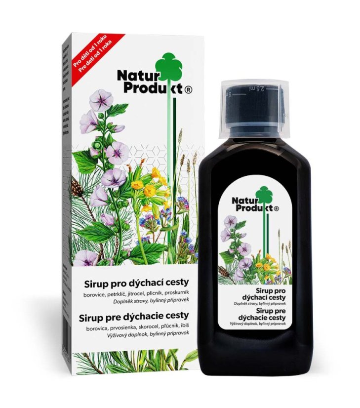 Naturprodukt Sirup pro dýchací cesty 200 ml Naturprodukt Sirup pro dýchací cesty 200 ml