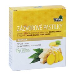 Naturprodukt Zázvorové pastilky 20 past