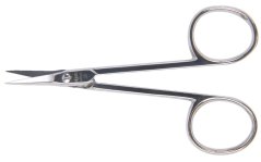 Nůžky na kůži zahnuté špičaté 9 cm Solingen 1 ks