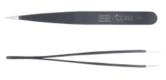 Pinzeta špičatá, lakovaná, černá, nerez 9,5 cm NIPPES Soling