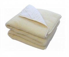 Vlněné prostěradlo z merino vlny - prošívaná