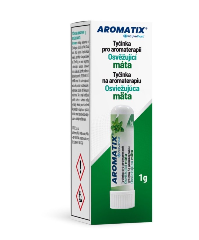 Aromatix nosní inhalátor, osvěžující máta 1 ks