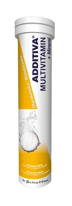 Multivitamin + Mineral MANDARINKA šum.tabl. 20 ks Multivitamin + Mineral MANDARINKA šum.tabl. 20 ks