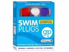 Get Plugged Swim Plugs – silikonové špunty do uší na plavání, 6 ks