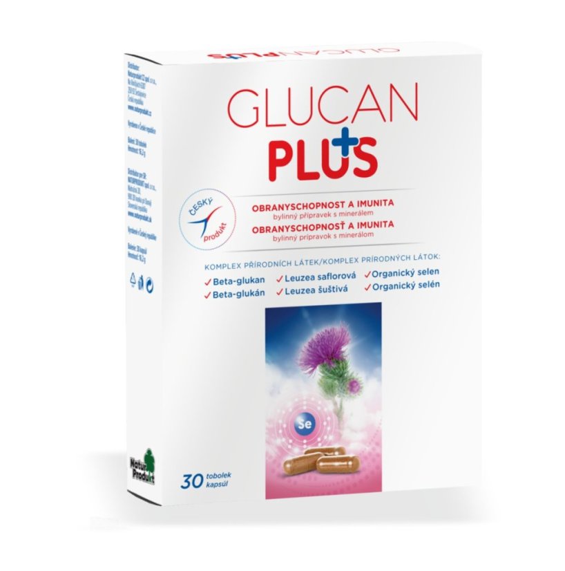 Naturprodukt Glucan Plus 30 kapslí