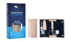 Manikúra sada v pouzdru 3 dílná béžová Nippes Solingen