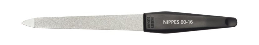 Solingen Pilník safírový špičatý černý 16 cm 1 ks
