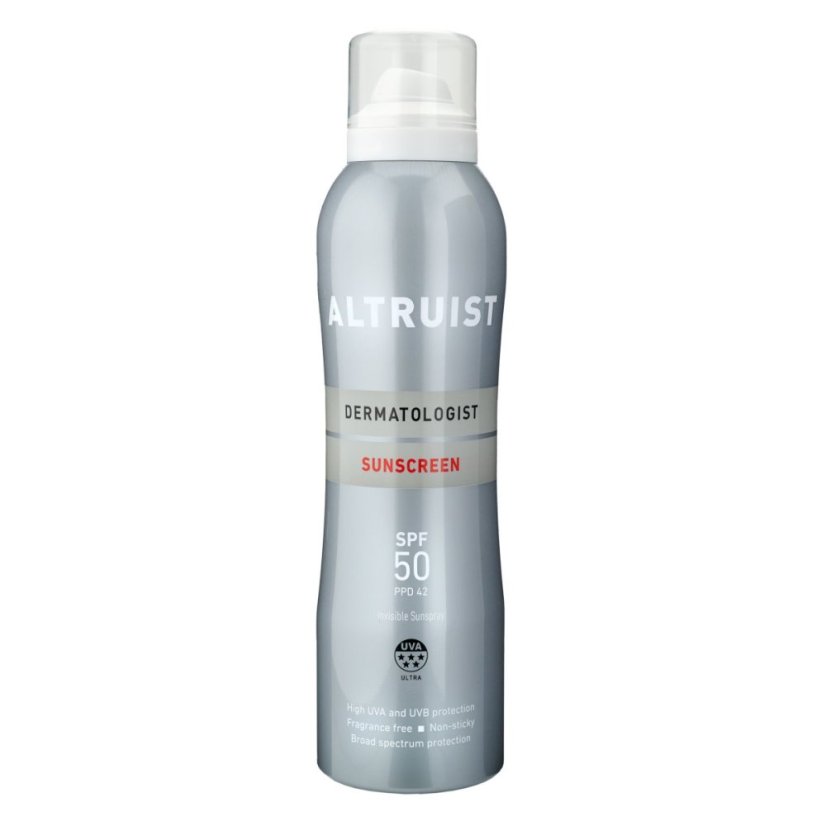 Altruist Neviditelný opalovací sprej SPF 50 200 ml