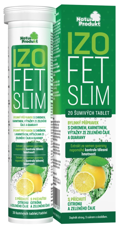 Naturprodukt Izofet Slim šumivé tablety 20 tbl