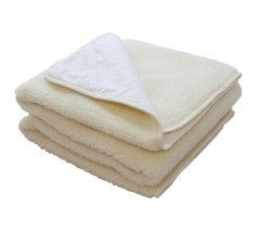 Vlněné prostěradlo z Tumbler vlny - ecru