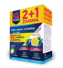 2+1 IQ Mag | magnesium | 375 mg + B6 rozpustné tablety