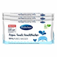 Bübchen Aqua Touch vlhké ubrousky 3×48 ks