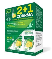 Naturprodukt Izofet Slim šumivé tablety 2+1 zdarma