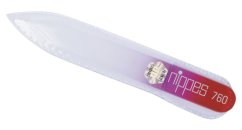 Pilník skleněný na nehty duhový 9 cm NIPPES