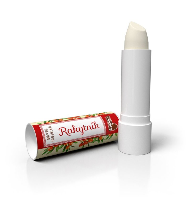 Naturprodukt Bylinný Panthenol balzám na rty-rakytník