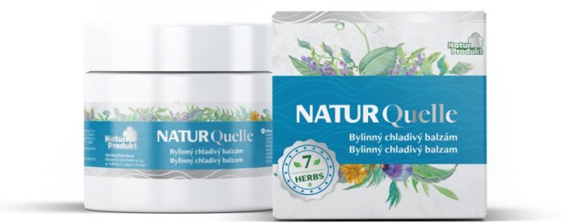 Naturquelle chladivý balzám na svaly a klouby 200 ml