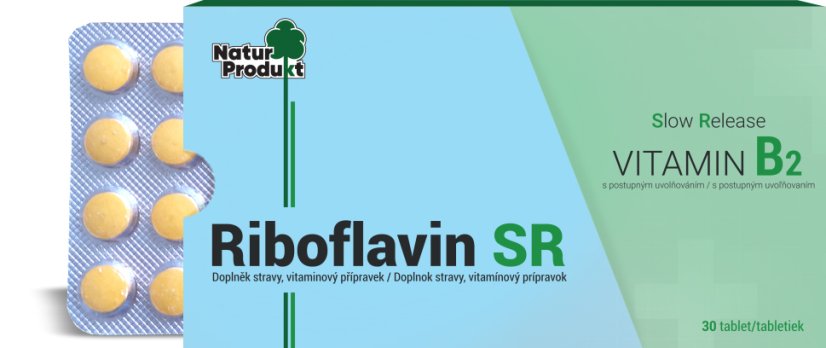 B2 Riboflavin s postupným uvolňováním 30 tbl