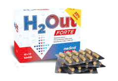 H2Out FORTE 40 + 10 tobolek navíc - Odvodněni Organismu