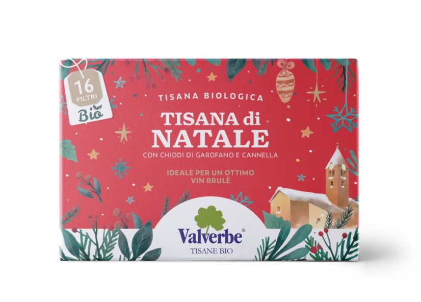 Valverbe Vánoční bylinný čaj 16 sáčků (24 g) Valverbe Vánoční bylinný čaj 16 sáčků (24 g)